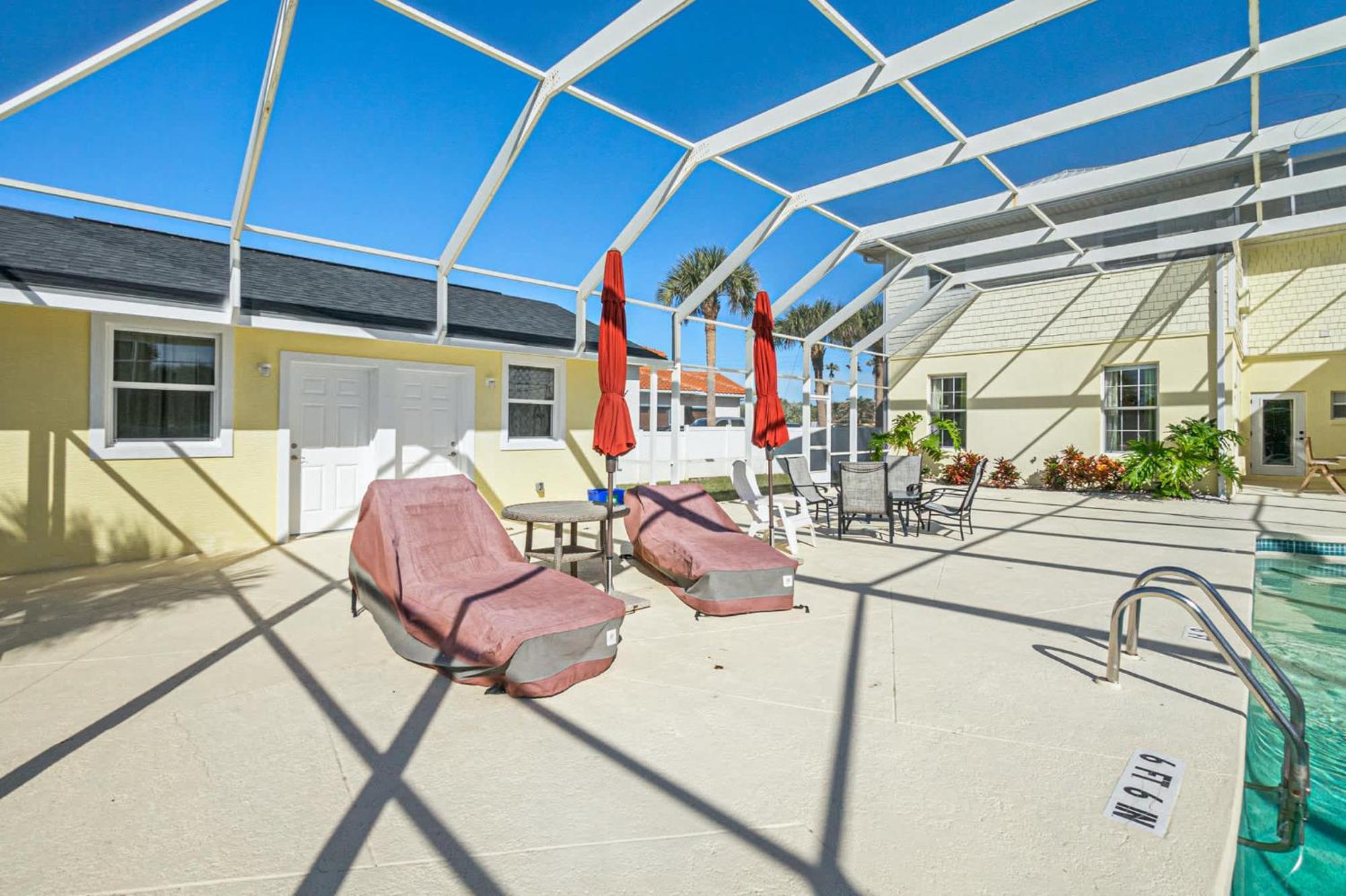 Flagler Beach Bed And Breakfast Pool Jaccuzzi Suite Екстериор снимка